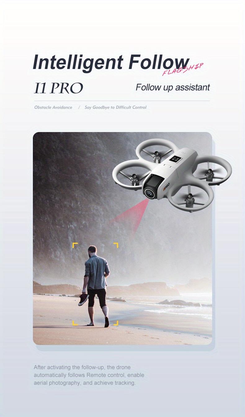i1 PRO 480p Drone with Dual Cameras 180° Rotation Obstacle Avoidance Optical Flow Positioning 360° Roll Gyroscope One-Key Calibration Take-off Landing Functions