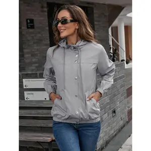 New Stylish Hooded Outdoor s Climbing Windproof Jacket Coat Top