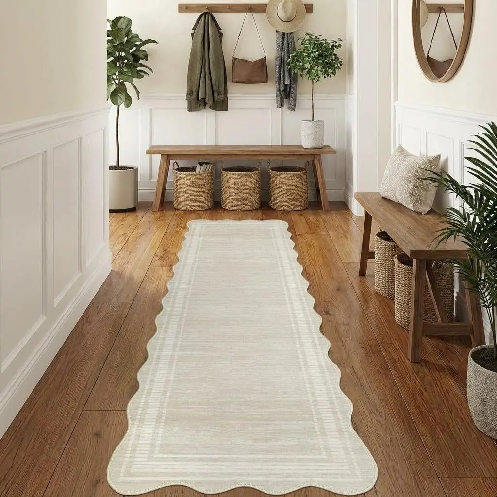GARVEE Washable 2x6 ft Kitchen Runner Rug, Stain-Resistant, Non-Slip, Soft Edged Mat for Entryway, Bathroom, Laundry Room