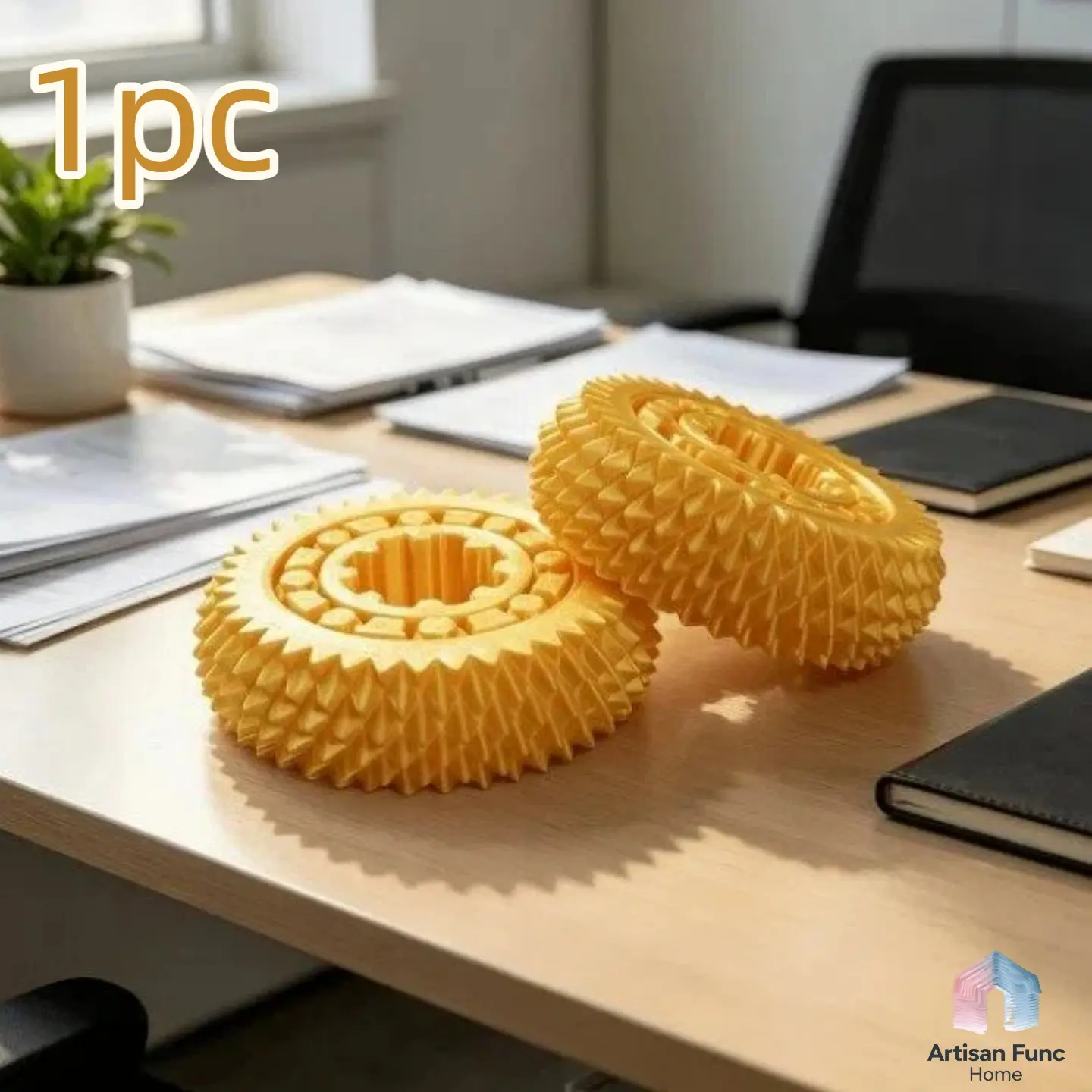 3D Printed Round Ring Ornament, Unique Decorative Piece, Ideal Home Decoration, Creative Gift, Durable and Fashionable Design