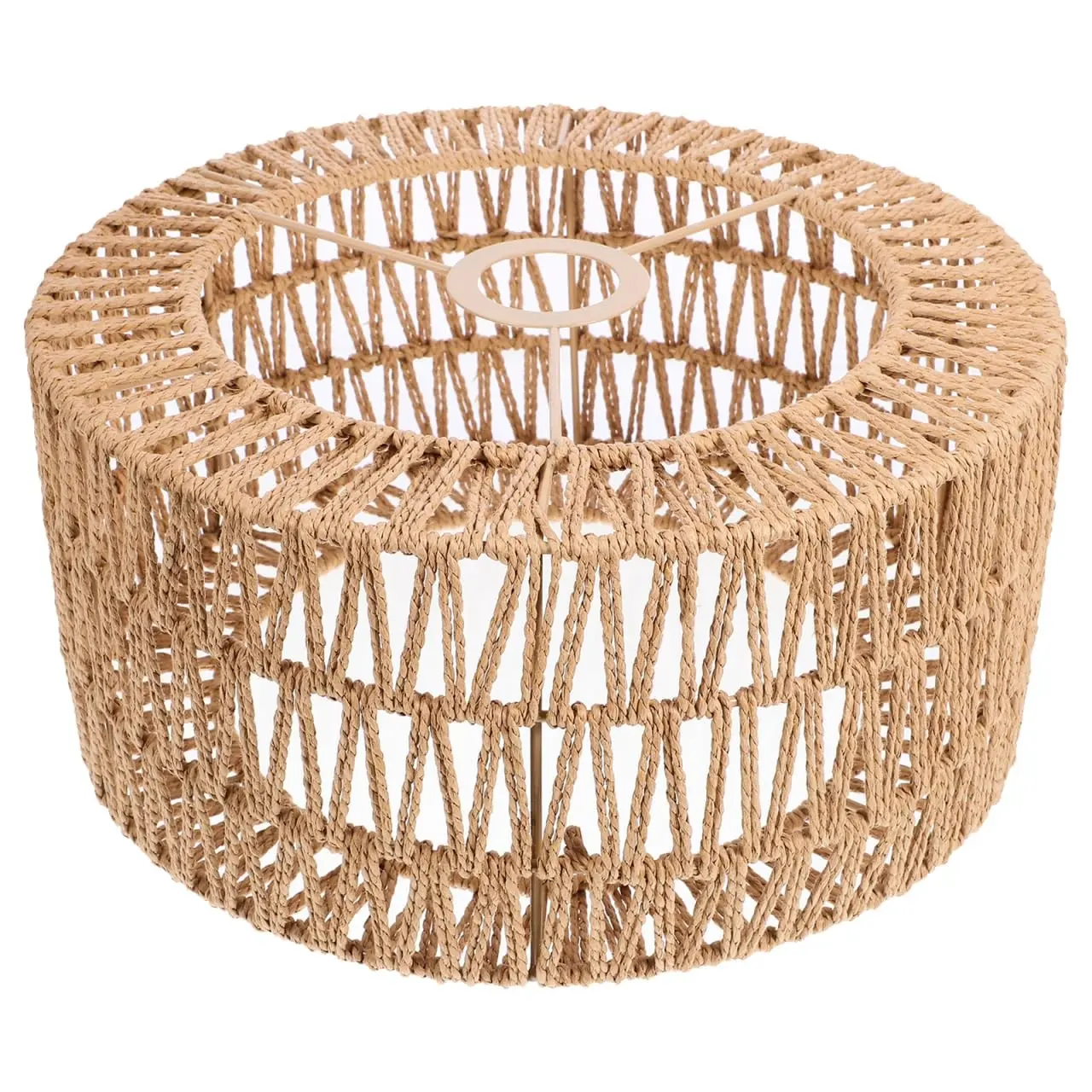 Vintage Handmade Woven Lampshade, Natural Style Lampshade, Home Warm Decorative Lighting, Simple Design for Comfort and Aesthetic Appeal, For Bedroom