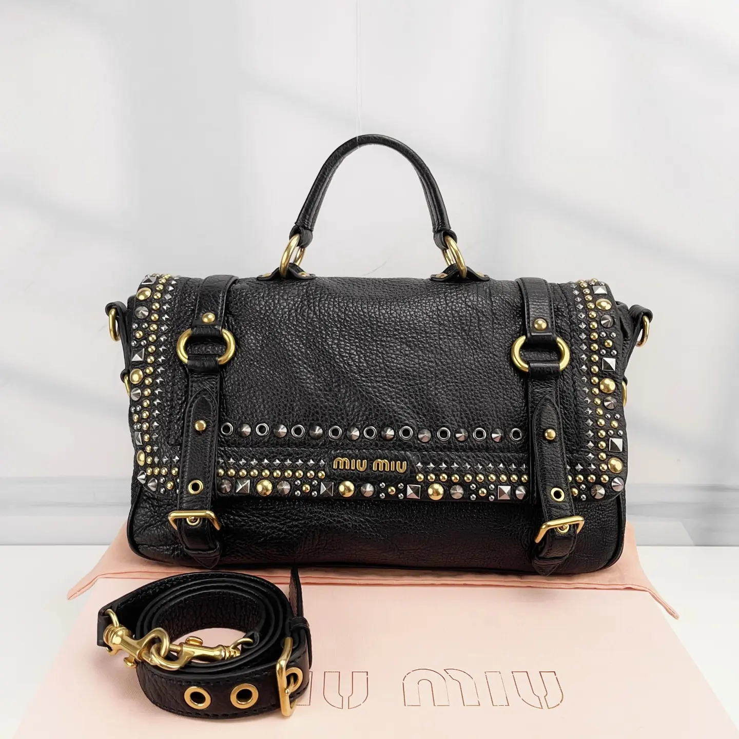 Pre-owned miu miu Classic Luxury Designer Collection 0816 RINAC9206288499