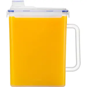 Refrigerator door kettle |     Transparent pitcher bottle |     BPA-free plastic water bottle with lid |     1-gallon water jug with lid, suitable for water, juice, tea, and other beverages, transparent model