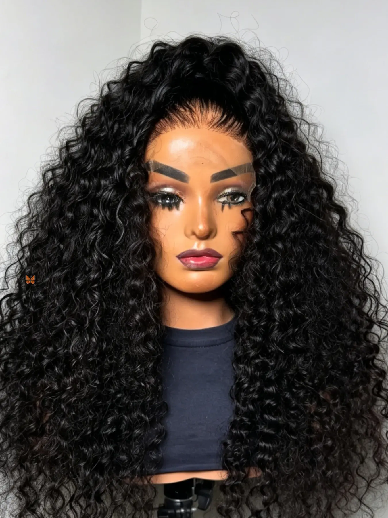 28-Inch Natural Fashion Wig, 180% Density, 13x4x1 Lace Front, Curly Twist Knot, Pre-Plucked, Daily Use, All Seasons