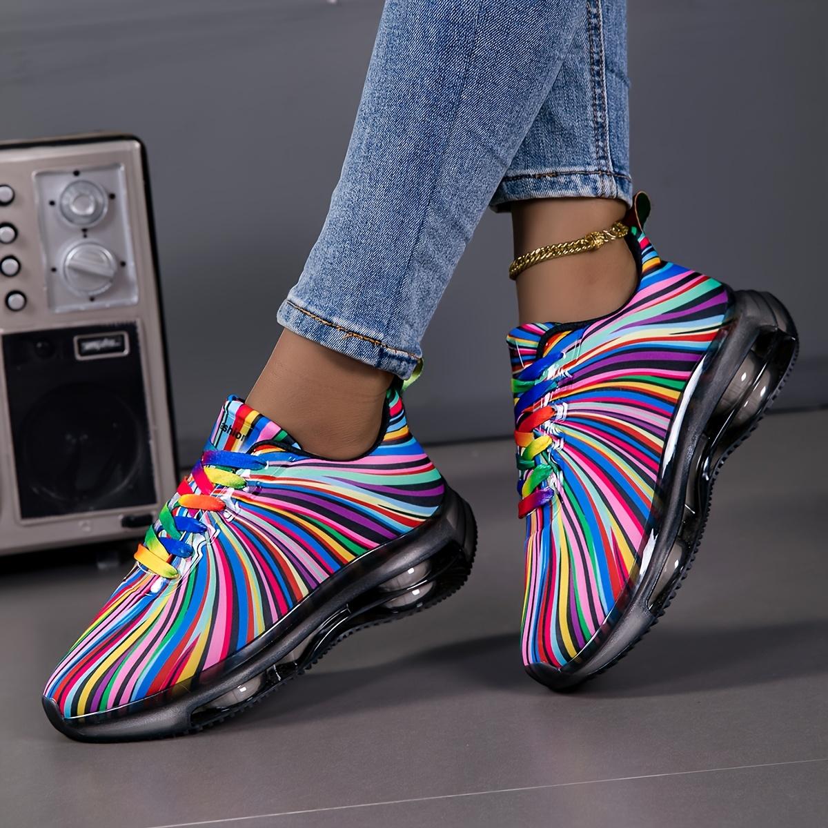 【QUAWUJIE】Men Women Walking Running Sneakers 2026 New Arrival Air Cushion Thick Bottom Breathable Non Slip For Outdoor Fitness Daily Wear