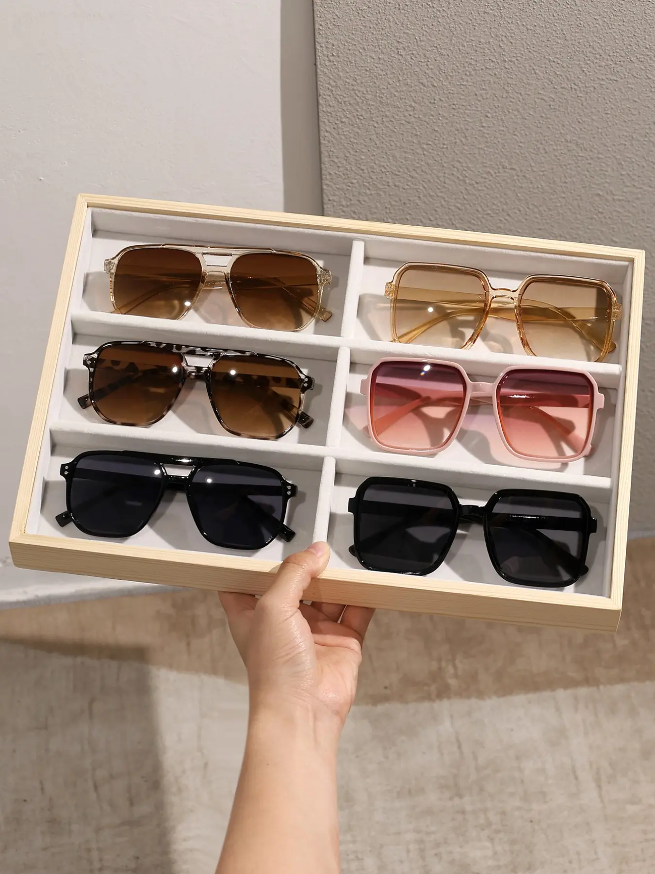 6 Pairs Fashionable Women's Sunglasses, Uv400 Protection, Ideal for Daily Commute, Outdoor Travel, Driving, Photography, Stylish