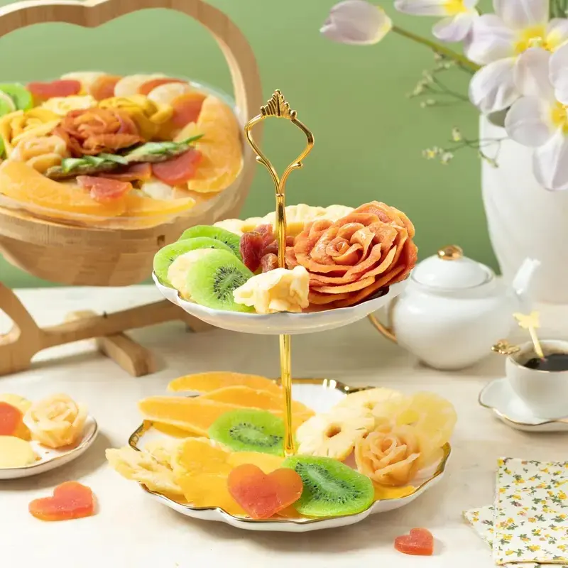 Natural Bamboo Foldable Fruit Basket Collapsible Creative Apple Shaped Fruit Bowl Multifunction Heat Resistant Bamboo Trivets Po