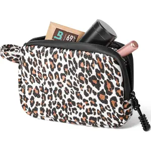 6.7"x4.7" Smell Proof Bag Container with Activated Carbon Fiber Liner Odorless Airtight Travel Organizer Stylish Gifts for Women