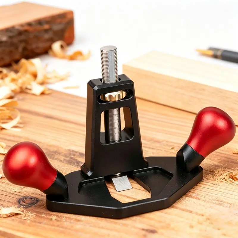 Woodworking Planer Trimming Polishing Adjustable Portable Edged Plane Handheld Bottom Cleaning Manual Slotting Wood Planer Hand DIY Tool