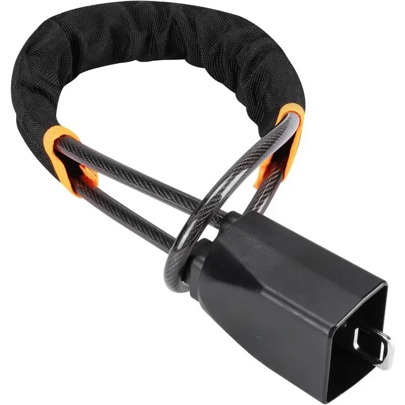 New steering wheel lock, car seat belt lock with 3 keys, dual anti-theft device for automobiles, Automotive, suitable for most cars, trucks, SUVs and vans (automobile anti-theft device)