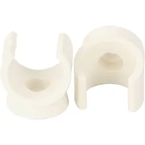 1/2-Inch U-Hook PEX Pipe Holder Talon Clamps 16mm O.D. Pipe Support 10-Pack White