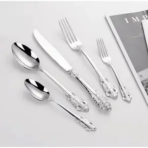 30- Luxury Silverware Set for 6, 18/10 Stainless Steel Flatware, Mirror Polished, Dishwasher Safe, Modern Cutlery Set for  & Dining. (, 30)