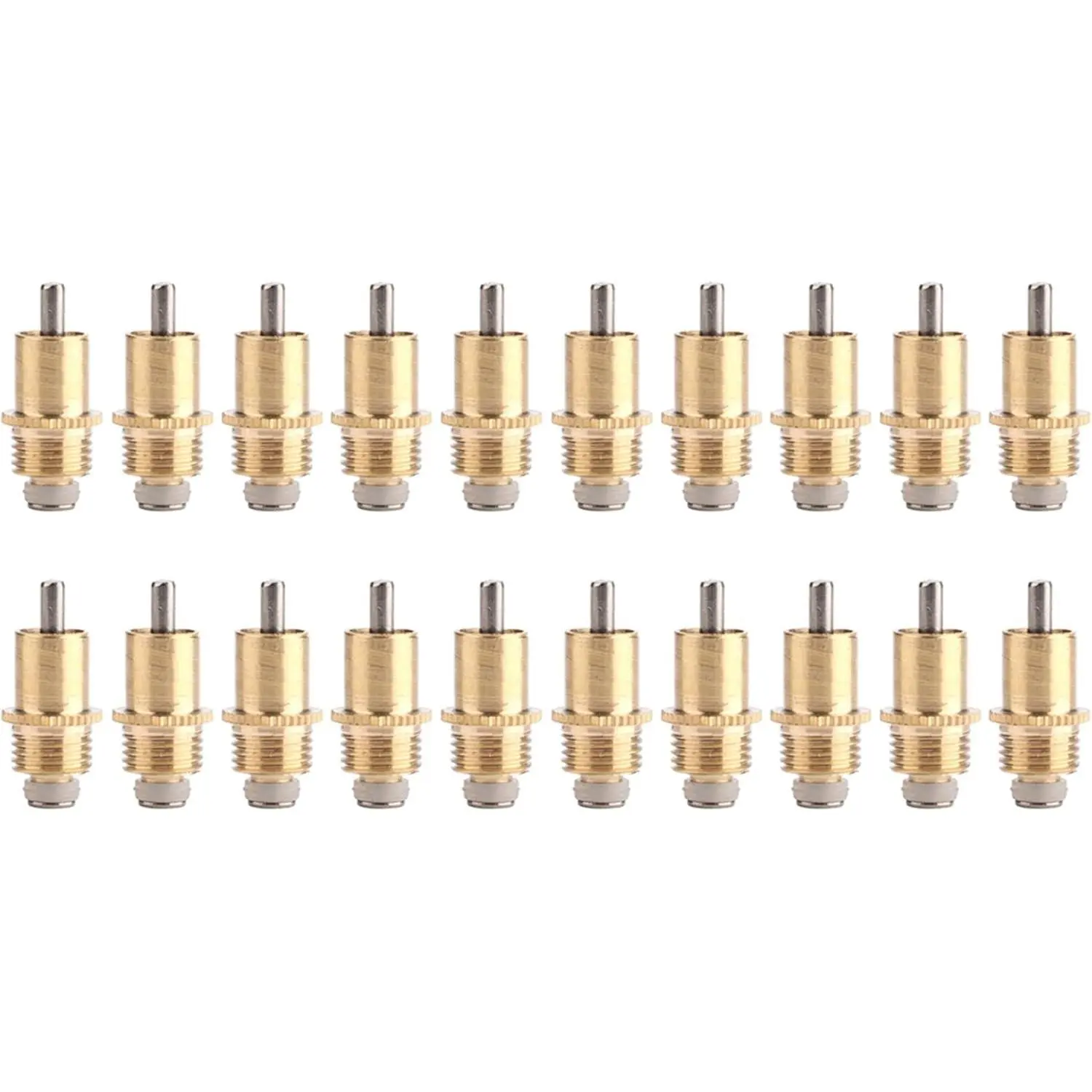 20Pcs Stainless Steel Automatic Rabbit Water Feeder Nipple Drinker Easy Use Drinking Water Tool for Small Animals Farm Animal Supplies
