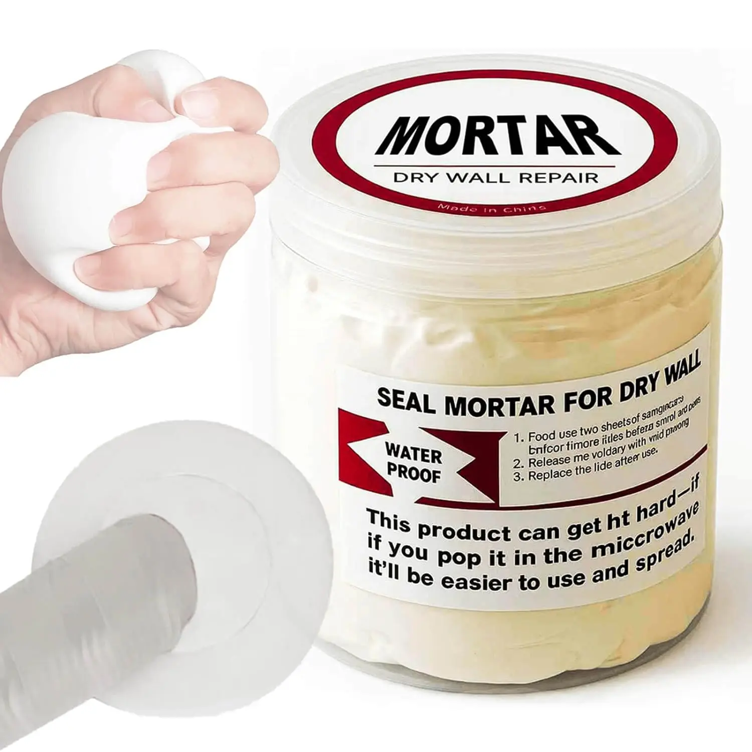 2026 Upgraded Moldable Sealant Clay Putty – Easy-to-Use  Sealing Mastic for Wall Holes,  Hole Sealer, Pipe Leak Repair & Duct Seal,Indoor/Outdoor Use,0.5 lb (227g)