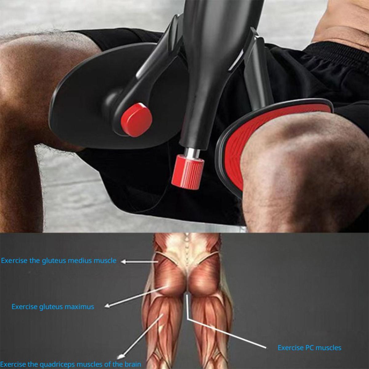 Leg Muscle Trainer, Household Portable Leg & Thigh Muscle Exercise Device, Fitness Equipment for Home Gym