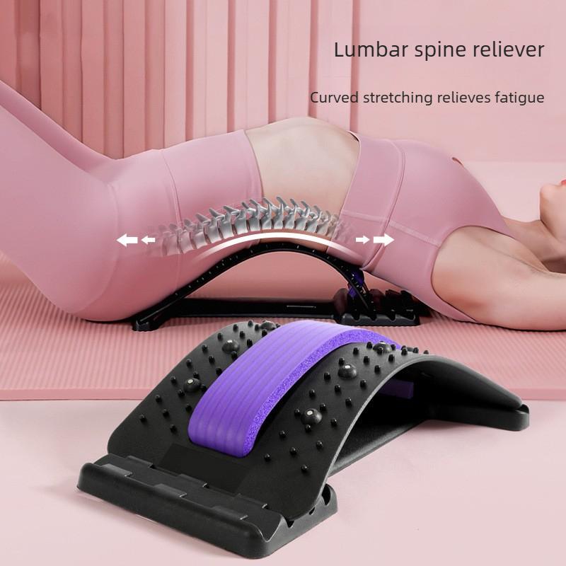 Lumbar Soother Lumbar Stretcher Spine Correction Back Massage Artifact Spinal Support Exercise Top Waist Plate