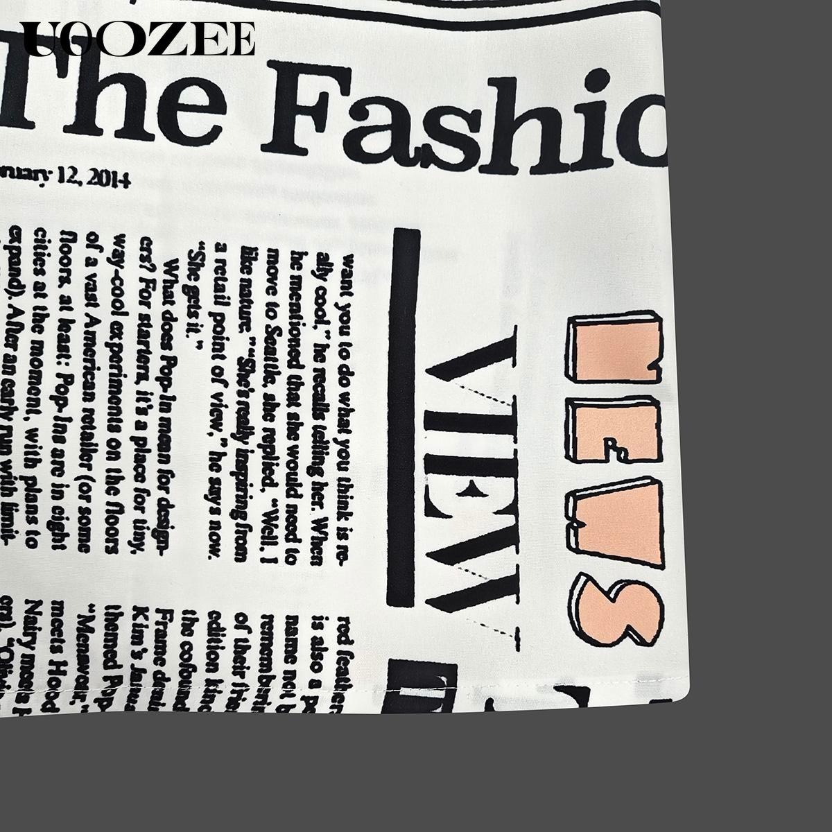 Women's Spring Cotton Turtleneck Blouses Loose Letter Print Stand Collar Tops Casual Fitted High Neck Ladies Wear