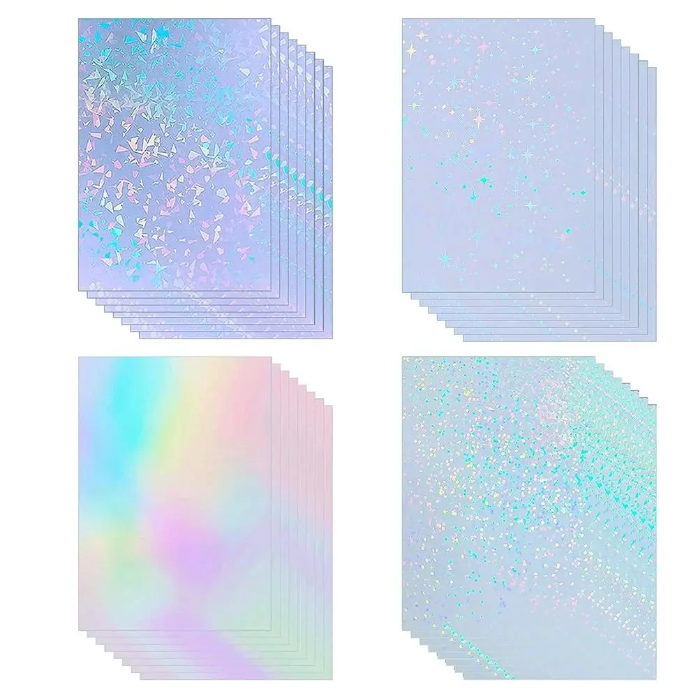 10 Sheets Waterproof Cold Laminating Film  Self-adhesive paper film DIY Package Card Photo Laminating Film