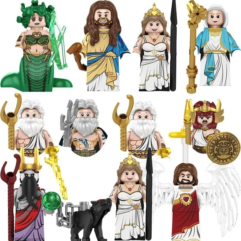 2026 new hot item Ricky Toy Store  Gods Jesus Bricks For Hades Toys Gifts Mini Action Figures Children Building Blocks For Party Gifts