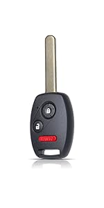 Key Fob Remote Replacement Fits Honda CRV 2007 2008 2009 2010 2011 2012 2013/CRZ 2007-2014 2015/Fit/Insight/Accord Coupe/Crosstour MLBHLIK-1T Keyless Entry Remote Control 35111-SWA-306