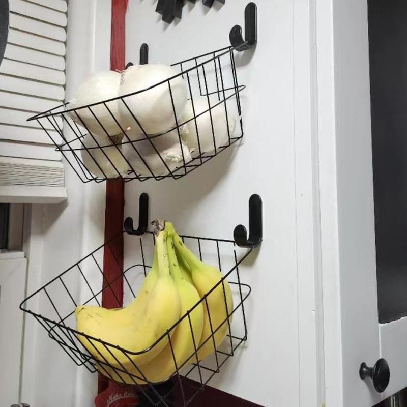 Wall Mounted Hook, 6 Counts Multi-purpose Self-adhesive Punch-free Wall Hook, Durable Sturdy Hook for Organizing Keys Clothes Towels & More, Summer Gift Ideas, Home Organizer