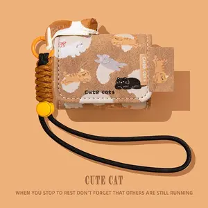Cute Puppy Case For  Shokz OpenDots One E310 PC Leather Earphone Cover Shockproof Protective Soft Shell