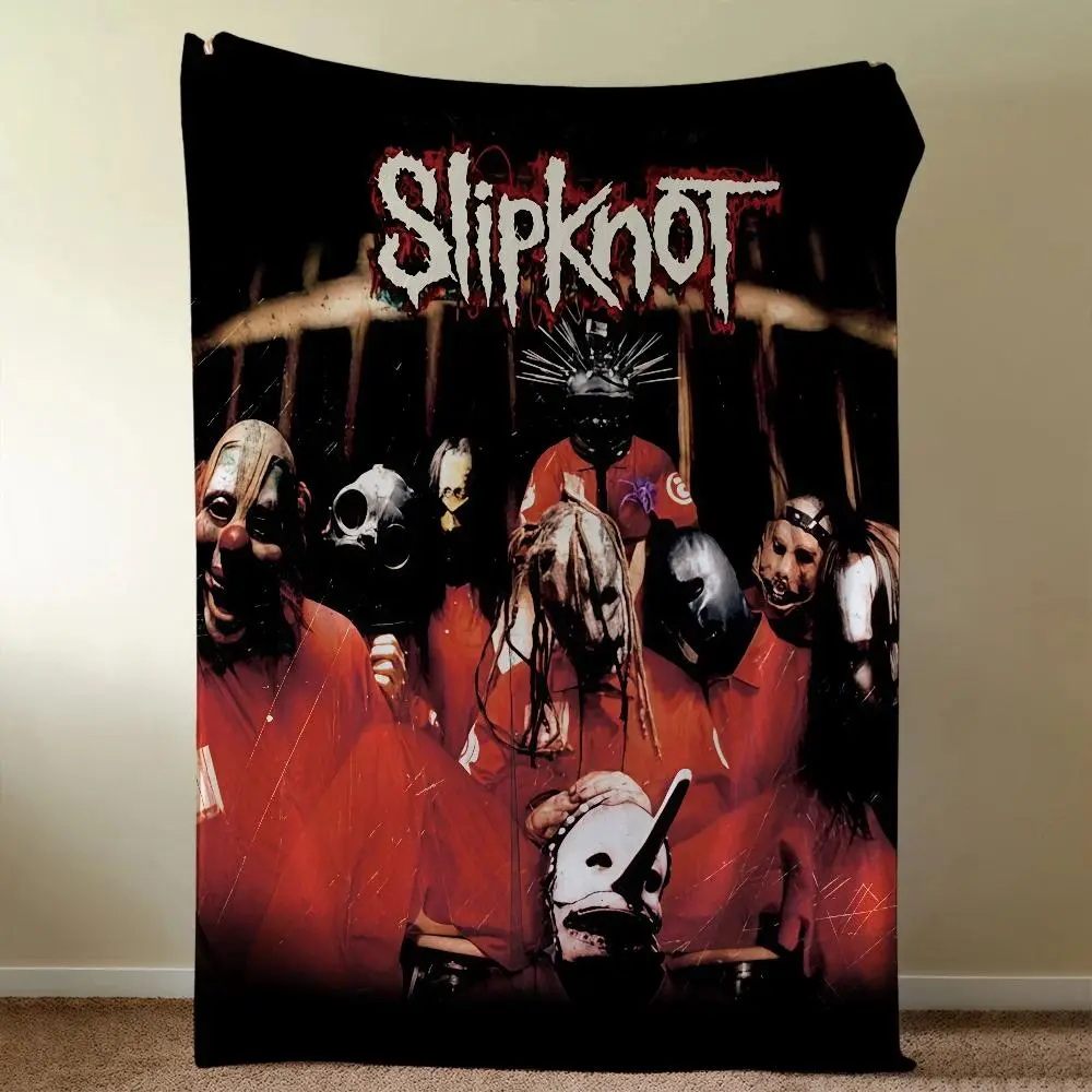 Slipknot Band Album Flannel Throw Blanket Soft Cozy Music Fan Gift