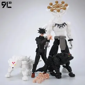 9L3D Printed Anime Jujutsu Kaisen Sukuna Yuji Yuta Satoru Gojo Lucky Dummy 13 Movable Shapeshift Action Figures Mannequin Toys
