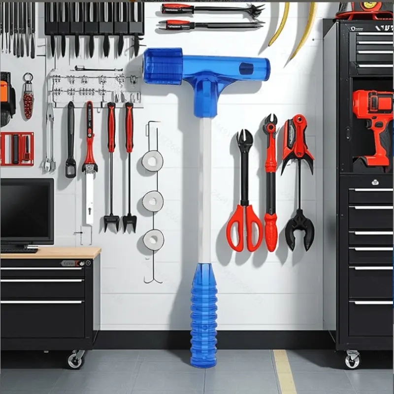 Blue Impact Bullet puller Remover Tool with Three Clamps, Durable Design for Efficient Removal, Essential Gunsmithing Accessory