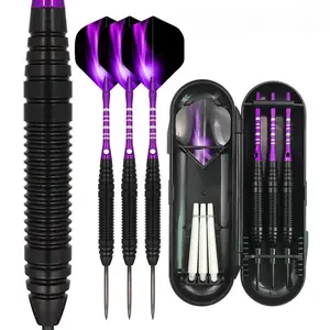 New 3 Pcs/dart Sets, Professional 24g Steel Tip Dart, Aluminum Shafts, High-Quality Dart Flights, Ideal for Dartboard Games