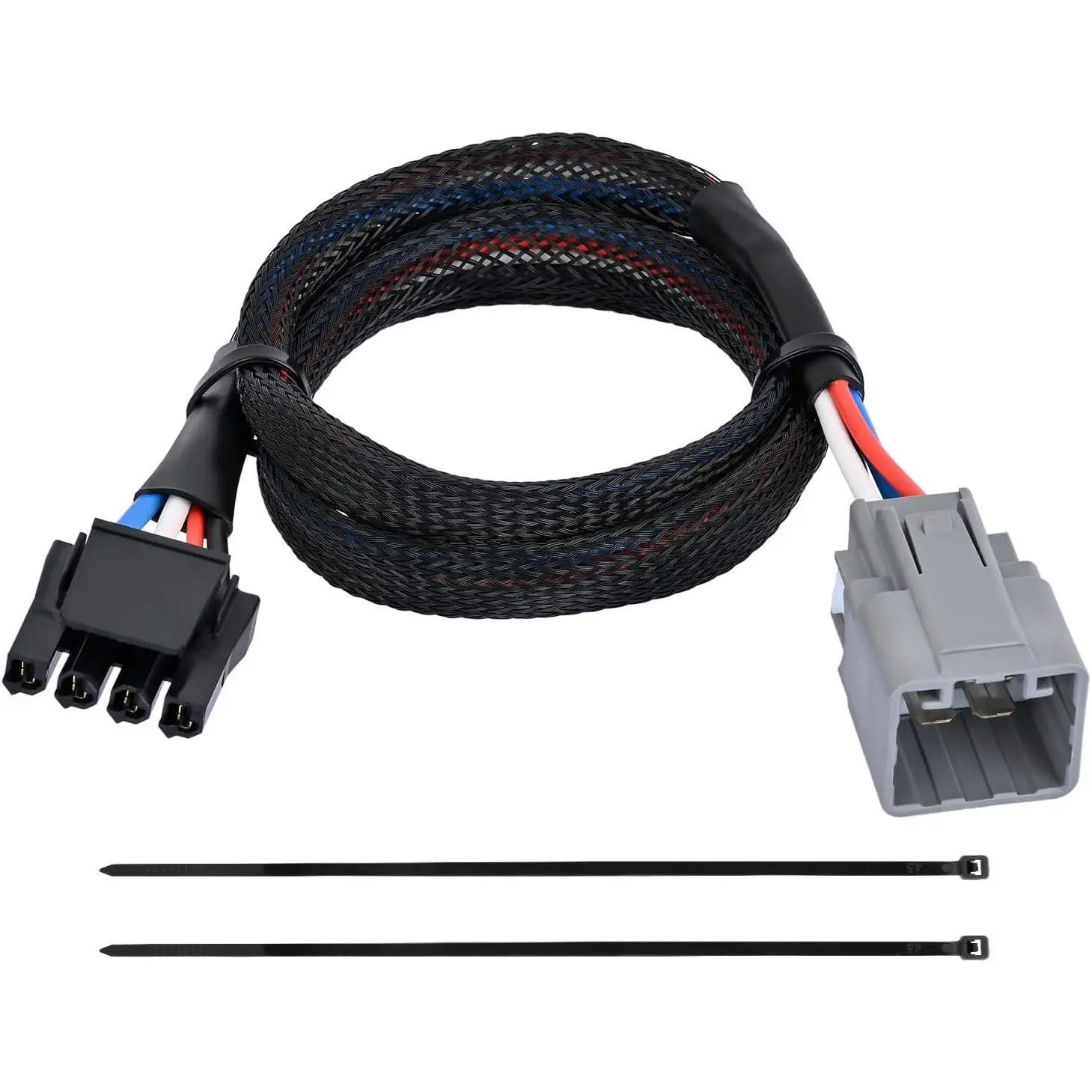 Nilight ABS Plastic Durable Brake Controller Wiring Harness Adapter - Plug-and-Play Design, Good Protection, for Ram 1500/2500/3500 Dodge Pickup 2010-2012 (Factory Towing Package Required)