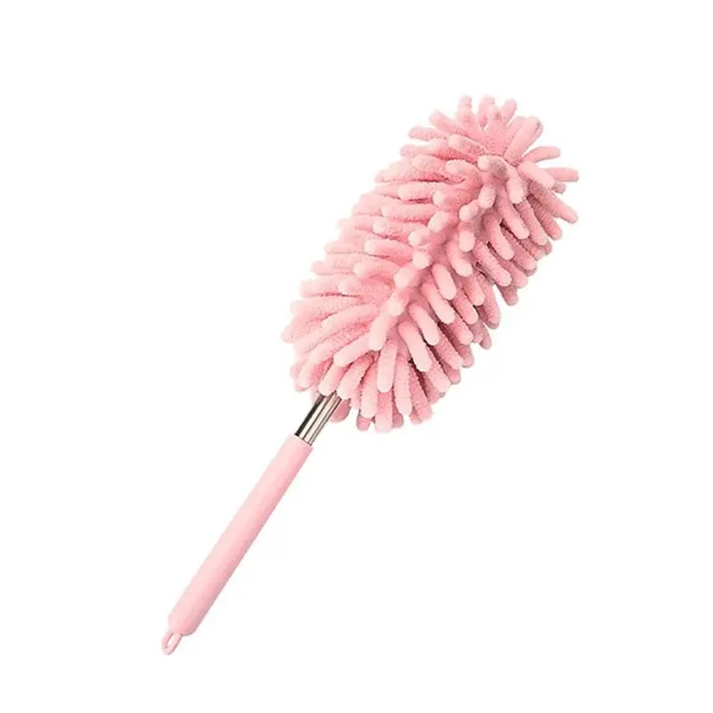 Chenille Bendable Duster Extendable Dust Cleaner, Flexible Long Handle, Washable Dust Absorber, Ideal for Home Furniture & Car Interior