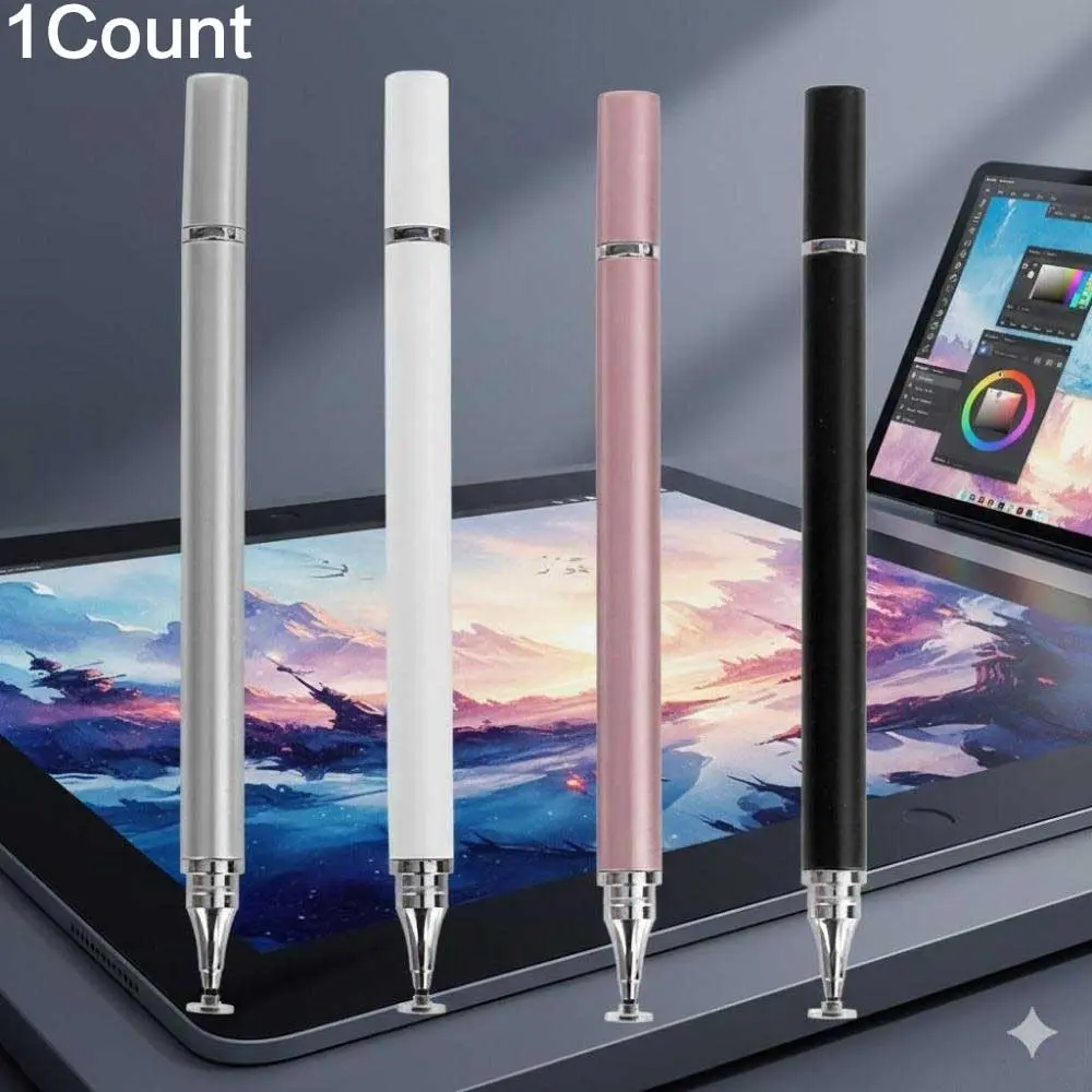 2-in-1 Capacitive Stylus Pen with Ballpoint for Touchscreen Devices, Precise Writing & Drawing, Universal for iPad, iPhone, Android Tablets and Phones, Stylus Pens for Touch Screens