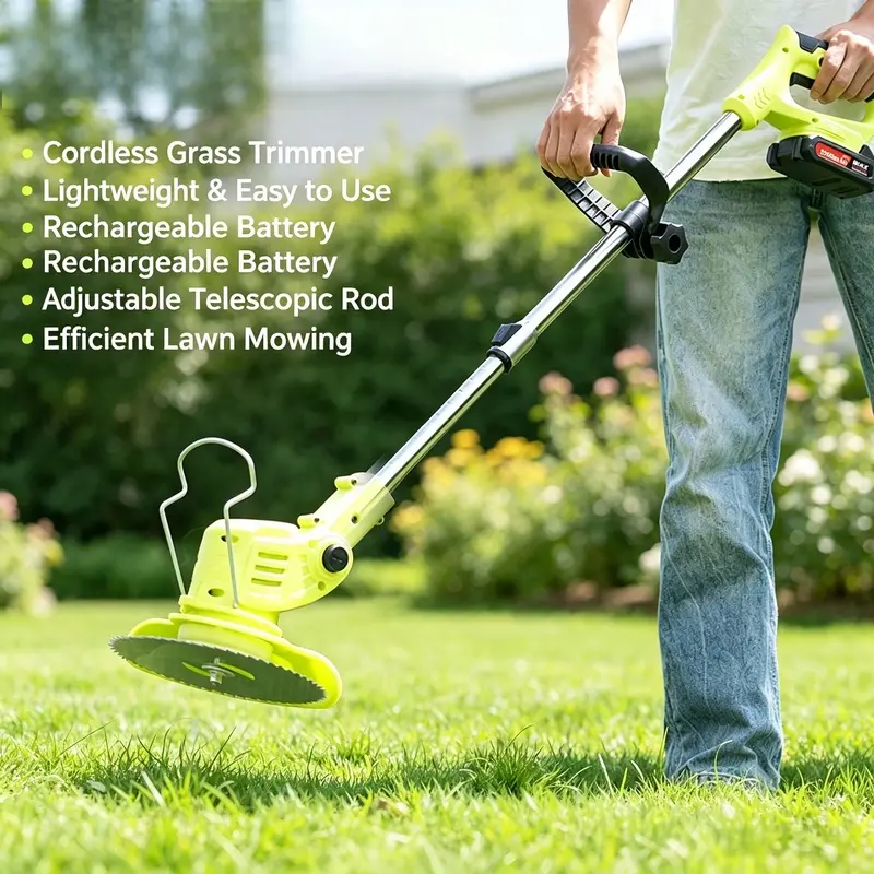 Cordless Handheld 3-in-1 Garden Weeder - Portable Household Multifunctional Weeding & Trimming Tool, Flexible Efficient Yard Maintenance Equipment (Sports & Outdoor Leisure Use)