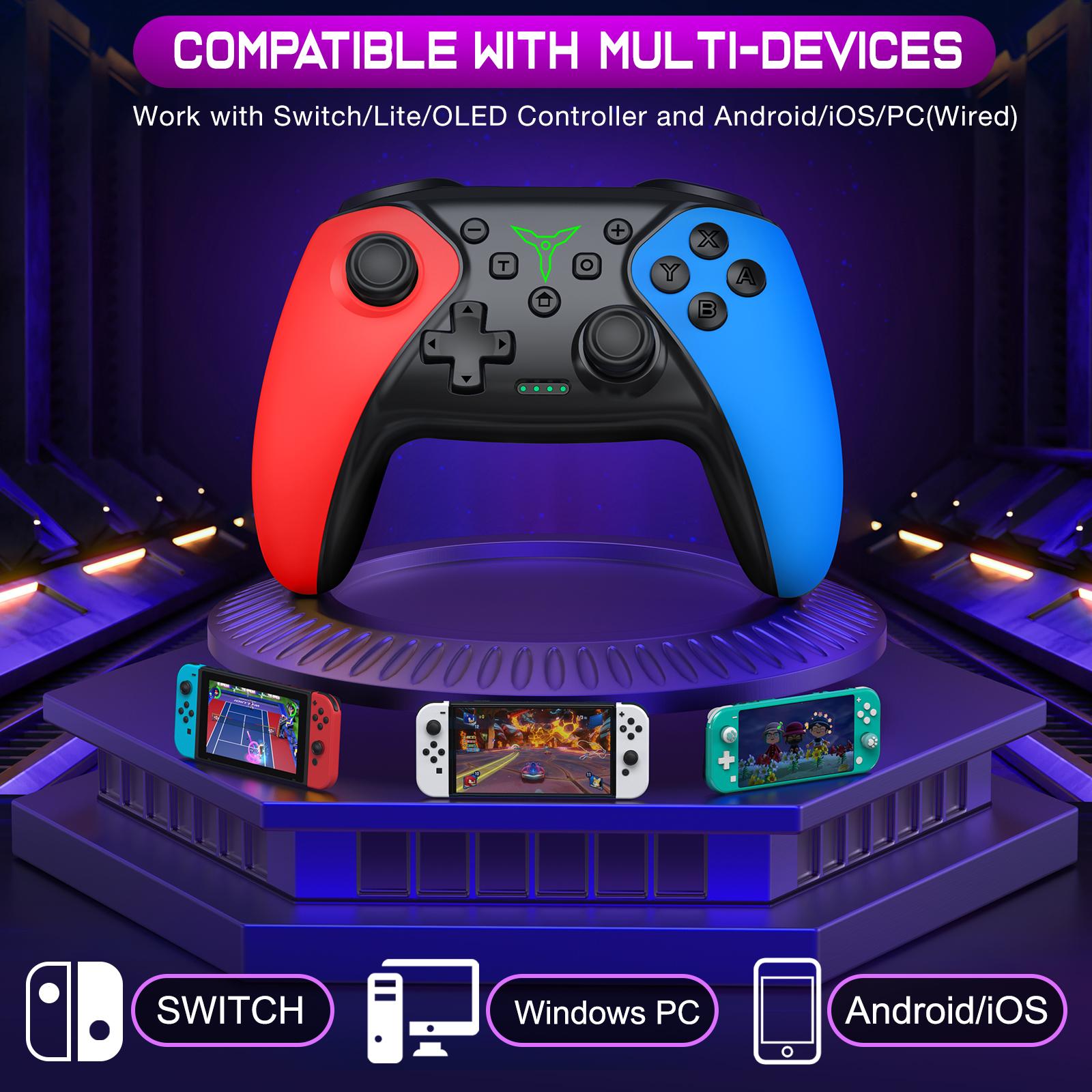 Switch 2 Controller for Switch 2/Switch/Lite/OLED/Android/iOS/PC, Wireless Pro Controller Work with Programmable,Vibration,TURBO & Wakeup Switch 2 Controller for Switch 2/Switch/Lite/OLED/Android/iOS/PC, Wireless Pro Controller Work with Programmable,Vibration,TURBO & Wakeup