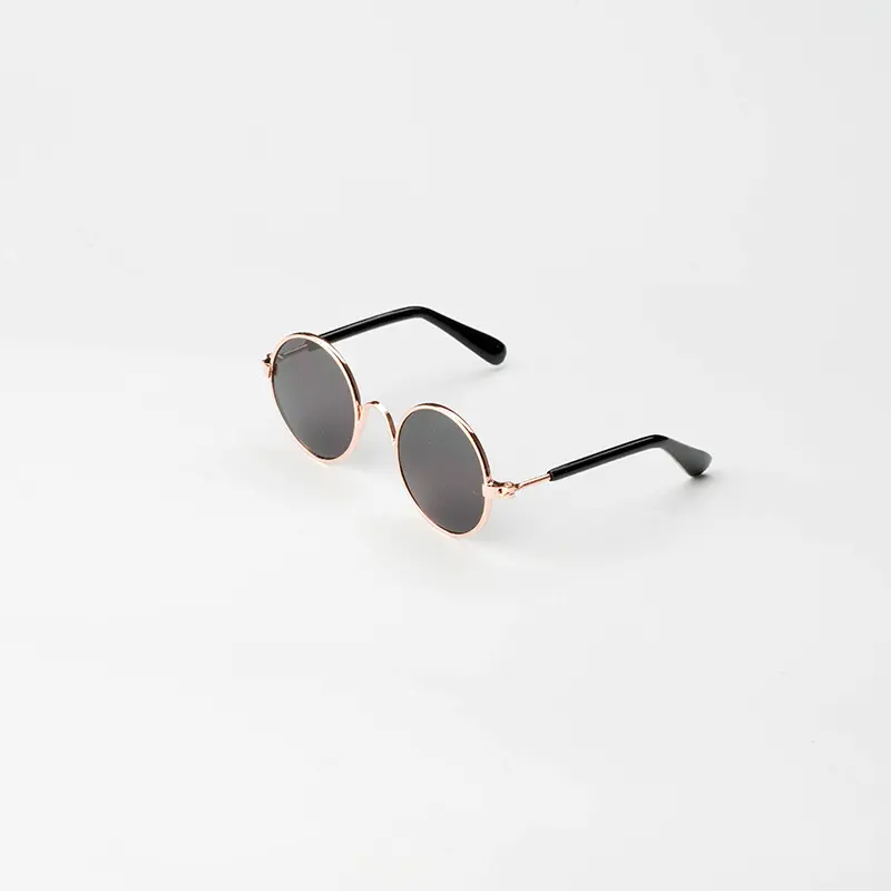 M Size Pet Cat Stylish Casual Glasses - Transparent Feline Eyewear Accessory, Gold Black/Green Mercury Options, Gift-Suitable (Other Sizes Available), Feline Look
