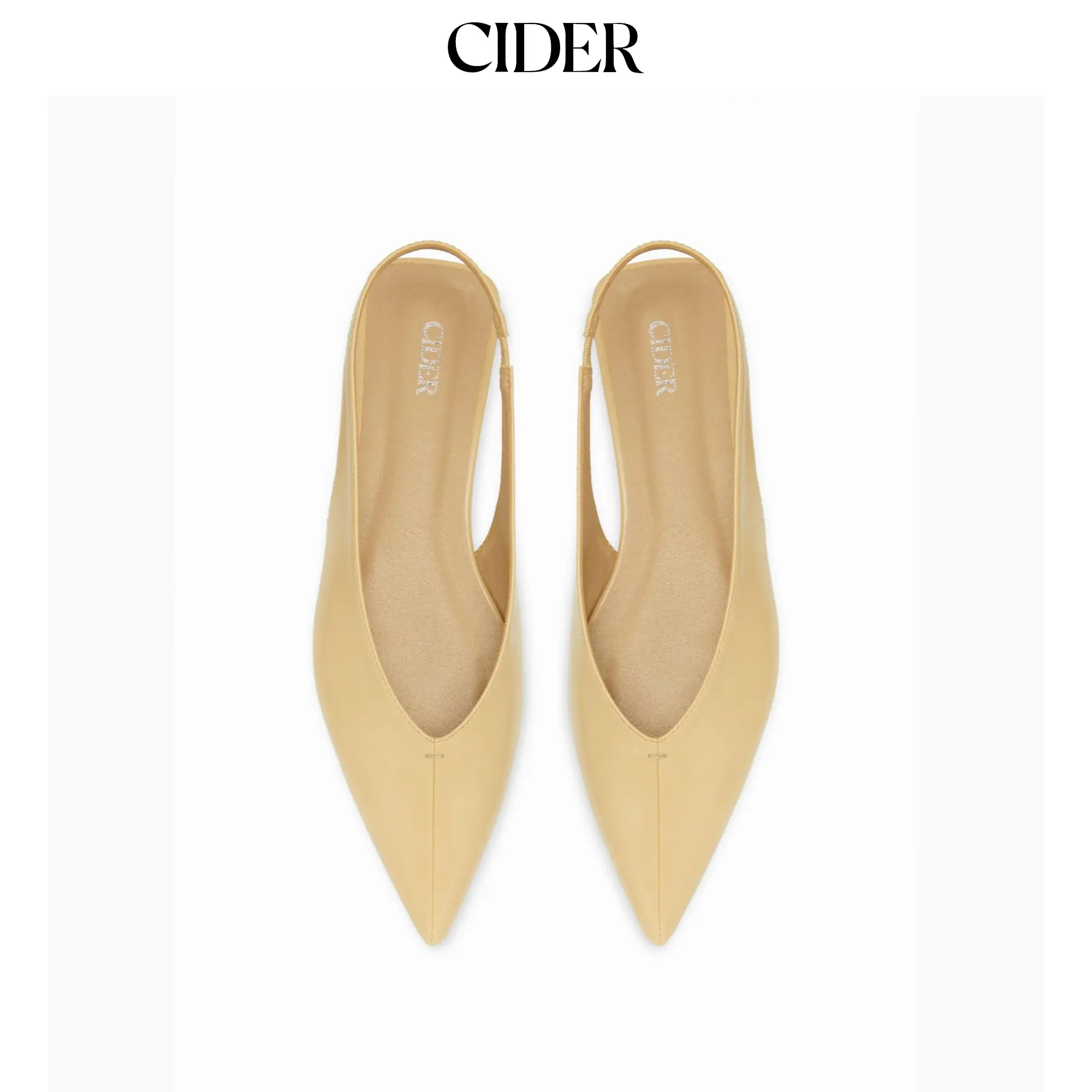Cider POINTED TOE SLINGBACK FLATS