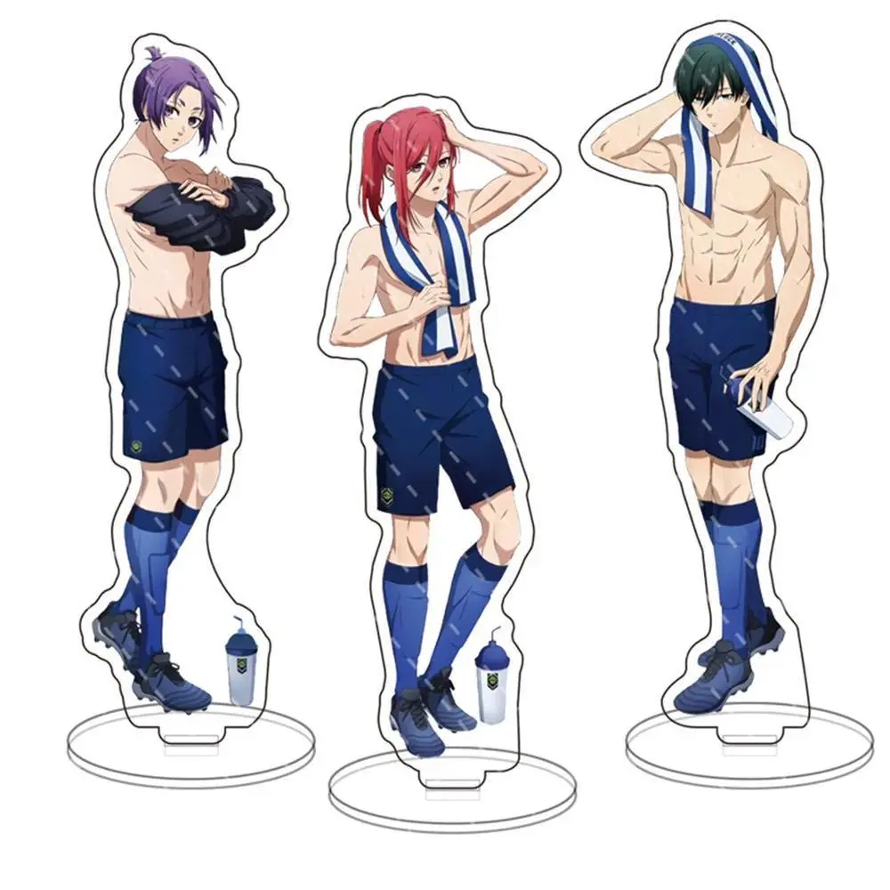 Anime Stand Action Figure Doll Chigiri Hyoma Isagi Yoichi Kunigami Rensuke Acrylic Model Plate Holder Cosplay Toy Gift