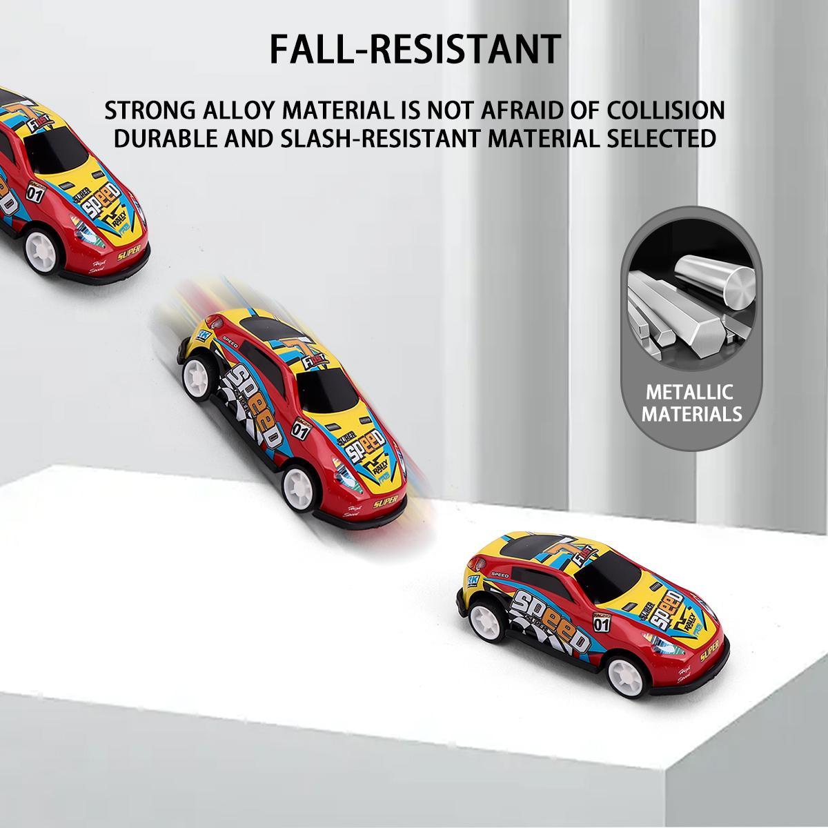 Random Color Pull-Back Car Toy with Storage Box, 24pcs/box Mini Race Cars, Birthday Gifts for Boys & Girls, Diecast Metal Car, Men Gifts #GLOBAL PICKS