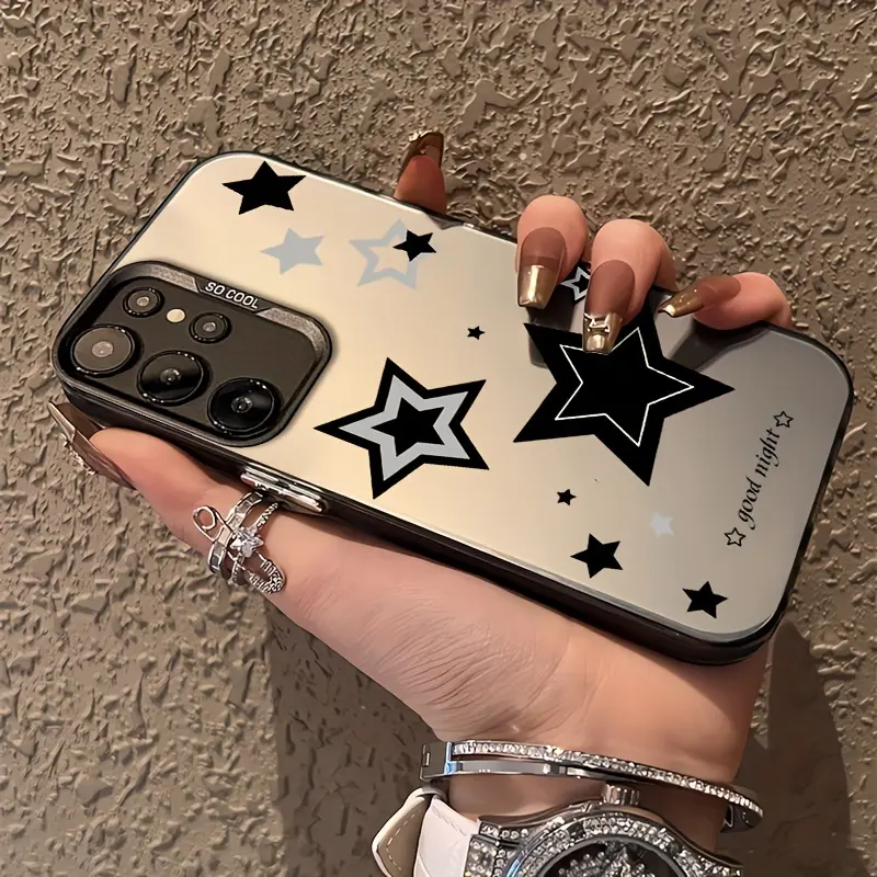 Phone Case - Creative Star Phone Case for Samsung Galaxy A03/A04/A04E/A05/A05S/A10/A10S/A11/A12/A13/A14/A15/A20/A21S/A22/A23/A24/A25/A30/A30S/A31/A32/A33/A34/A35/A50/A52/A53/A54/A55/A70/A71/A72/S10/S10+/S20/S20Ultra/S21/S21Fe/S22/S22Ultra/S23/S24 Fa
