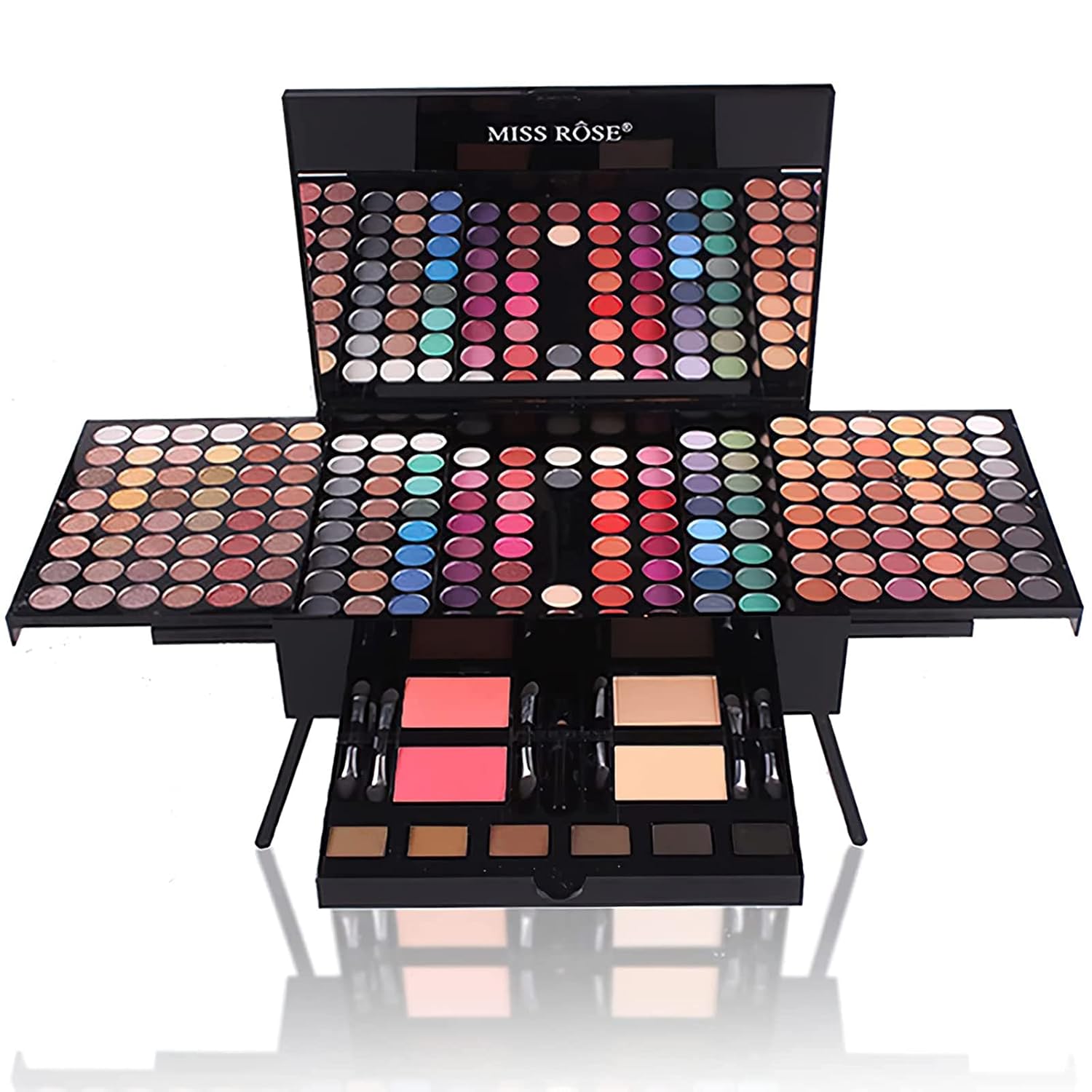 190 Colors Professional Makeup Kit for Women Full Kit, Pallet,All In One Gift Set girls, include Eyeshadow/Facial Blusher/Eyebrow Powder/Eyeliner Pencil/Mirror/makeup brush(004Y) 190 Colors Professional Makeup Kit for Women Full Kit, Pallet,All In One Gift Set girls, include Eyeshadow/Facial Blusher/Eyebrow Powder/Eyeliner Pencil/Mirror/makeup brush(004Y)