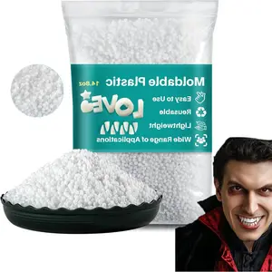 14.8oz (310g) Moldable Thermoplastic Pellets, Reusable Meltable Polymorph Beads with Boiling Water Activation, for Arts and Crafts, DIY Projects, Beads Making
