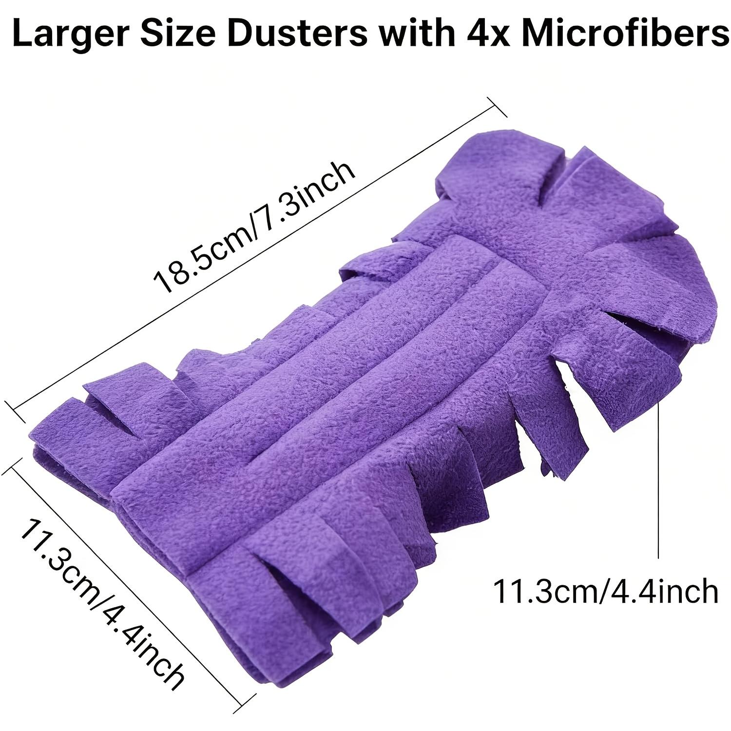 1pc 360 Electrostatic Duster Refills |   Reusable, Choice for A Dust-Free for home, Washable with Microfiber Dusting Heads for Home Cleaning