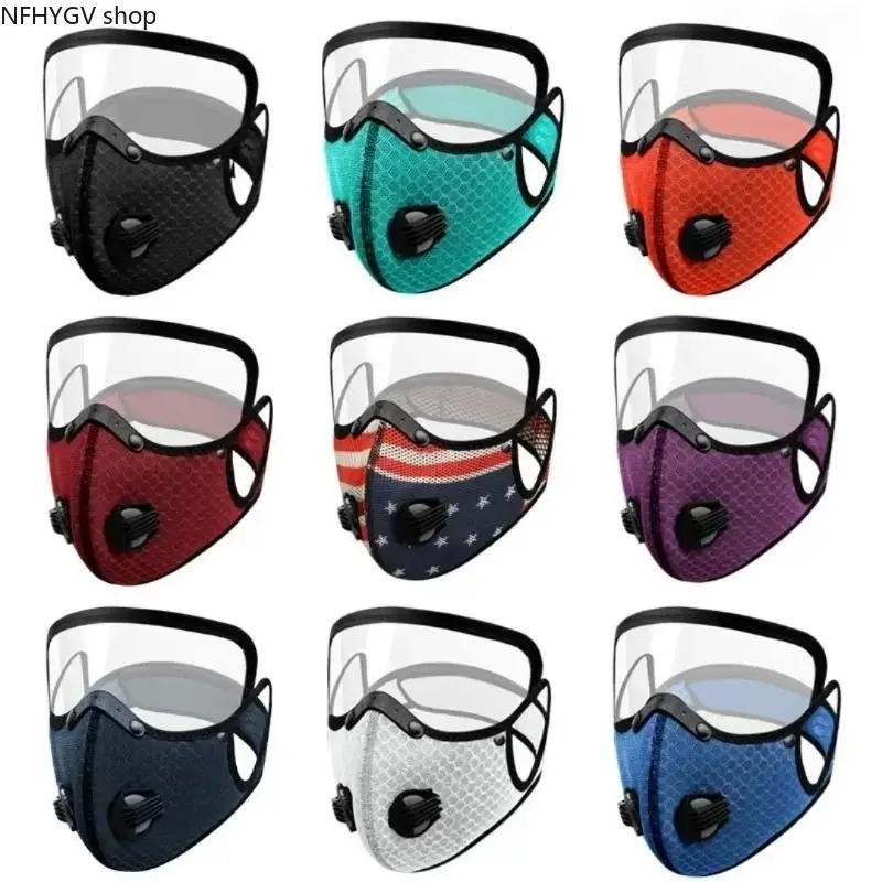 Athletic Face Masks Cotton Cycling Face Cover, Unisex Adult Windproof Dustproof Accessory Built With Detachable Lens Shield, Soft Breathable Gear Suitable For Outdoor Bicycle Riding, Running Training And Daily Athletic Outdoor Sports