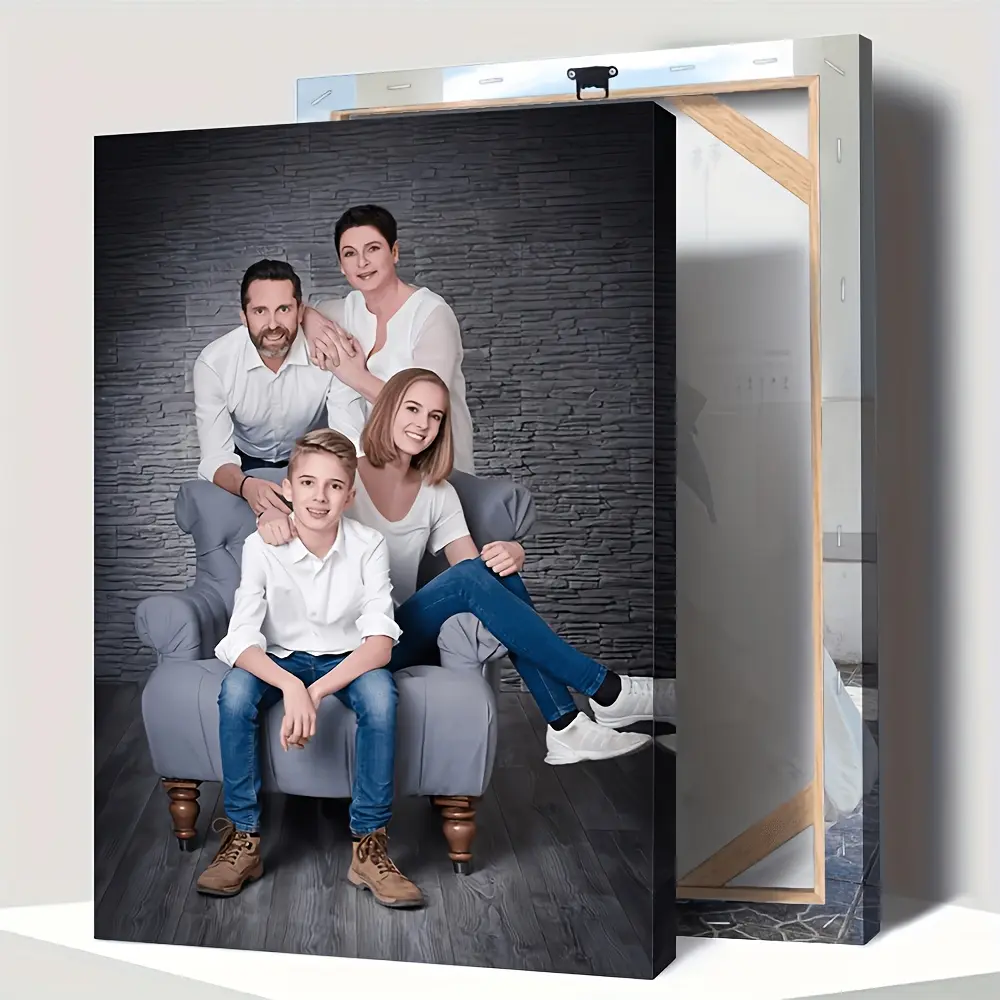 Personalized Photo Canvas Wall Art, Custom Canvas Print From Your Picture, Premium Home Decor Artwork For Living Room, Bedroom & Study, Meaningful Gift Keepsake|Send Your Photo via Chat After Purchase