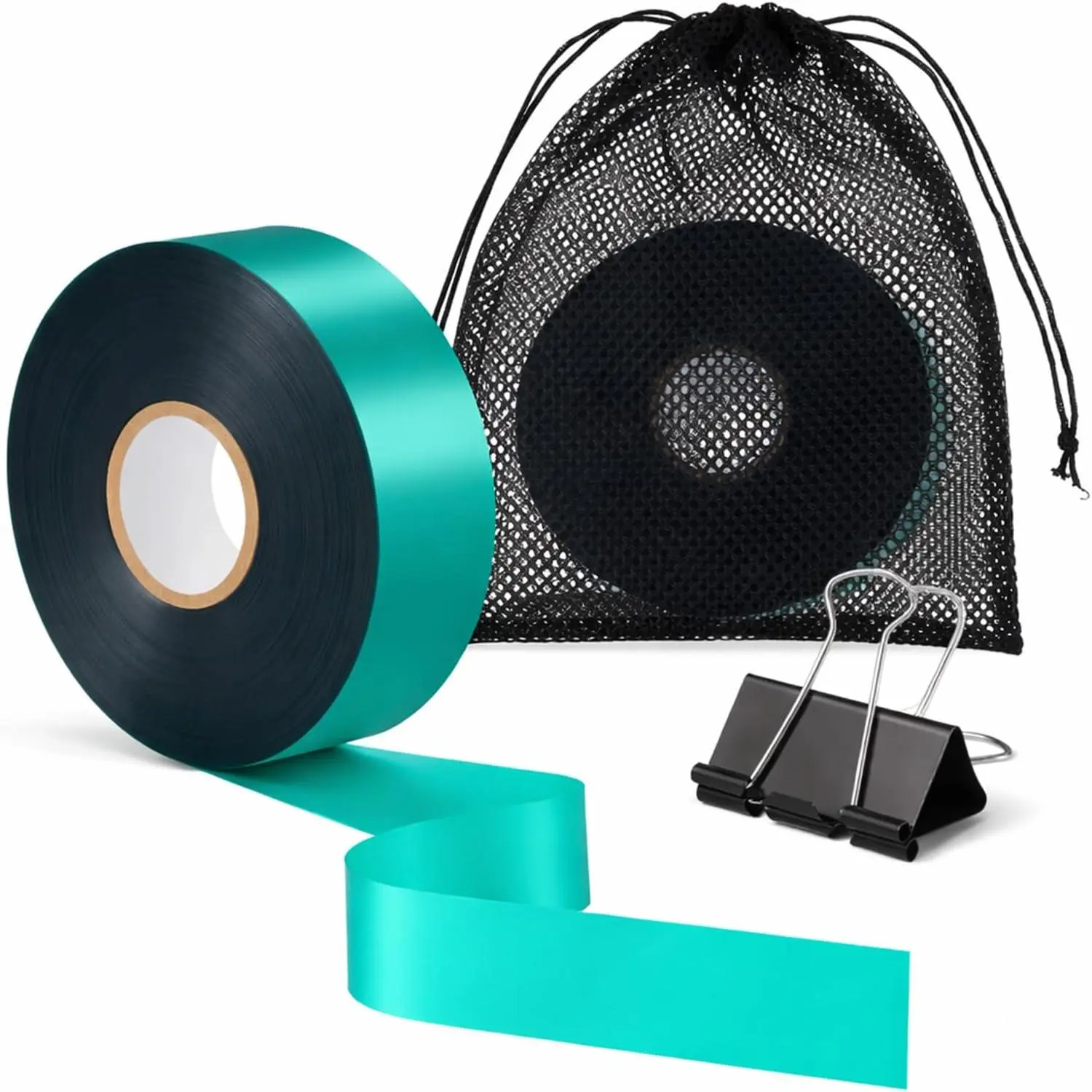 Tie Tape, 1 in x 197 ft Stretchable Green Garden Tape for , Soft Non-Adhesive PVC  Ties for Tomatoes, Grapes, Vines, Trees, Branches & Climbing