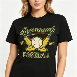 Savannah Banana Baseball Game Day Team Mascot Graphic Unisex Tee |   All-Season Breathable Top