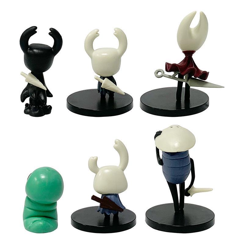 6pcs/set Hollow Knight Action Figure PVC Doll Game Anime Collection Model Toys