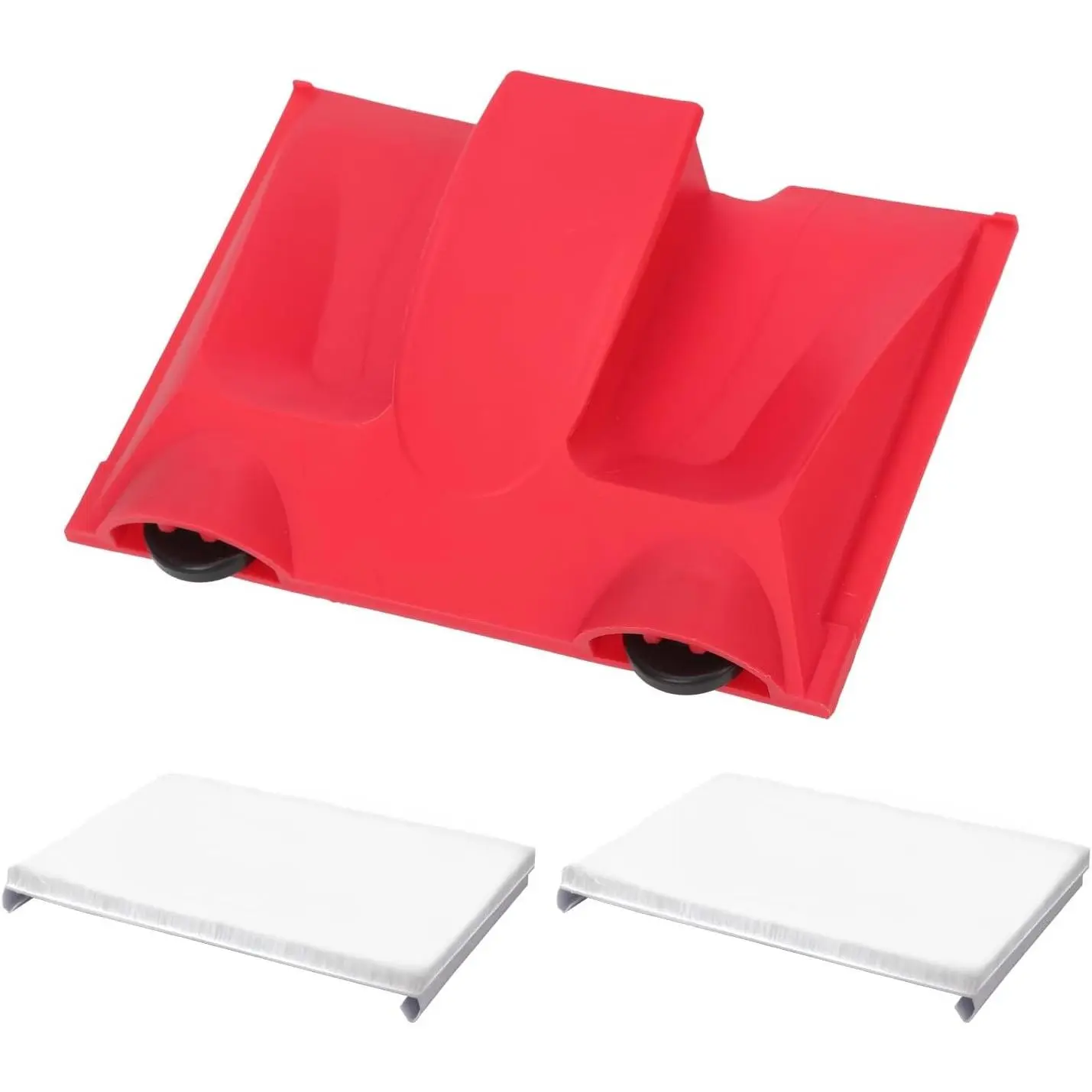 Paint Edger Trimmer with 2pcs Replacement Pad Refills, Edge Painting Tool for Wall Paint Applicator for Ceilings Corner Edges Trim Painting Supplies