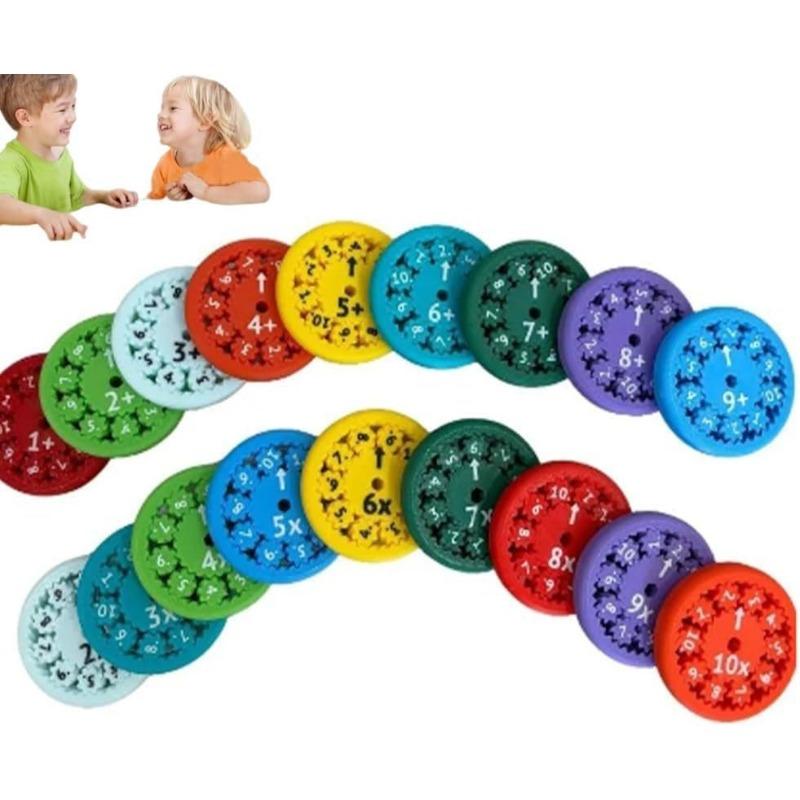 Cross-border Math Fingertip Gyro MATH FIDGET SPINNERS Addition, Subtraction, Multiplication and Division Arithmetic Children's Enlightenment Toy